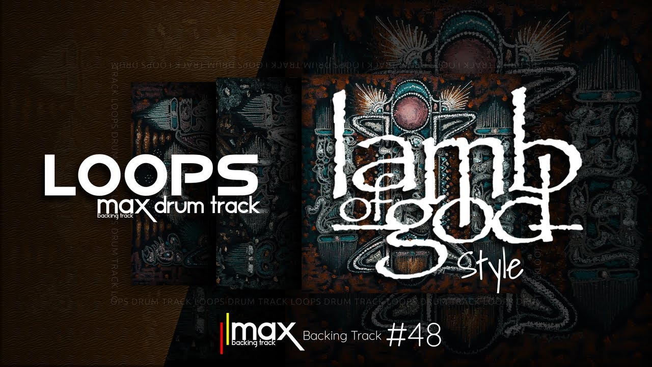Groove Metal Drum Track / Lamb Of God Style / 200 bpm