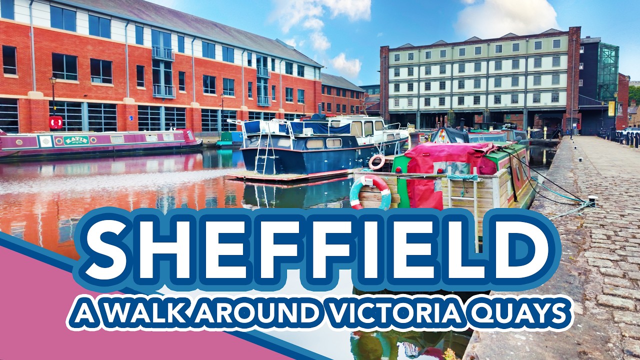SHEFFIELD | A walk round Victoria Quays Canal Basin in Sheffield City Centre