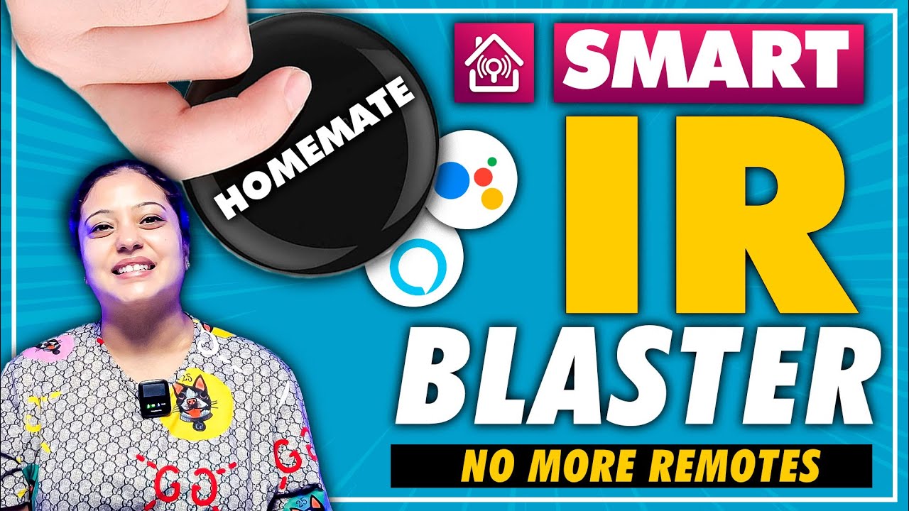 All In One Infrared Remote For Smart Home with @HomeMateSmart  Wi-Fi Smart IR Hub
