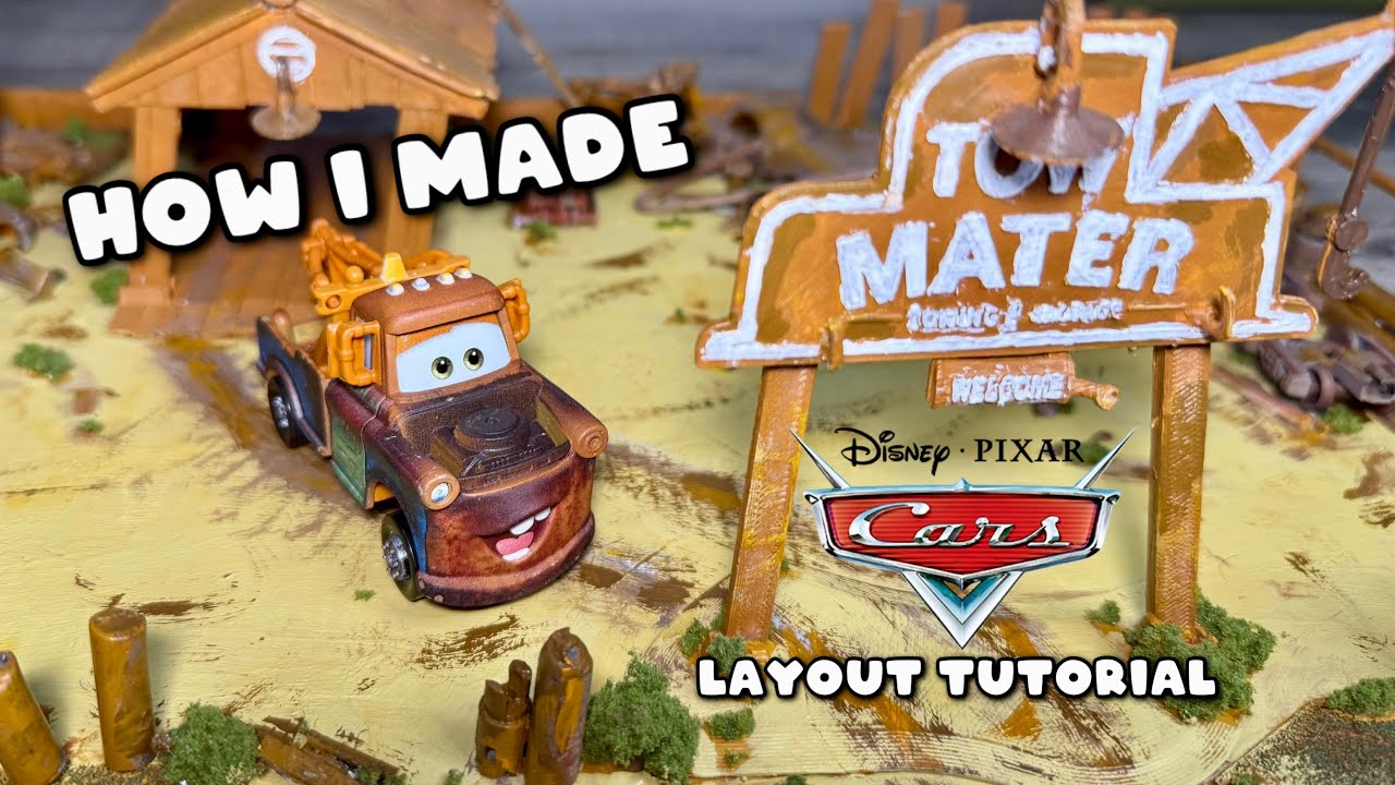How I Made Mater’s Junkyard | Disney Pixar Cars Diecast Layout & Tutorial