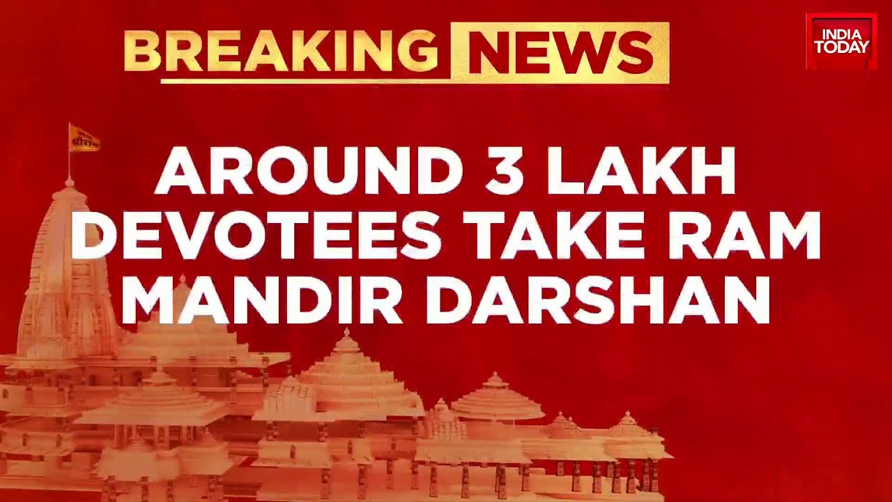 3 Lakh Devotees Visit Ram Mandir, Ayodhya Administration Requests Pause | Crowd In Ayodhya Today