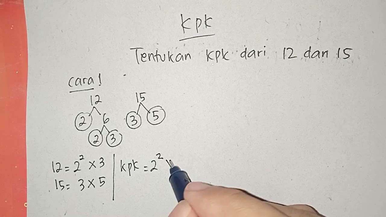 KPK dari 12 dan 15