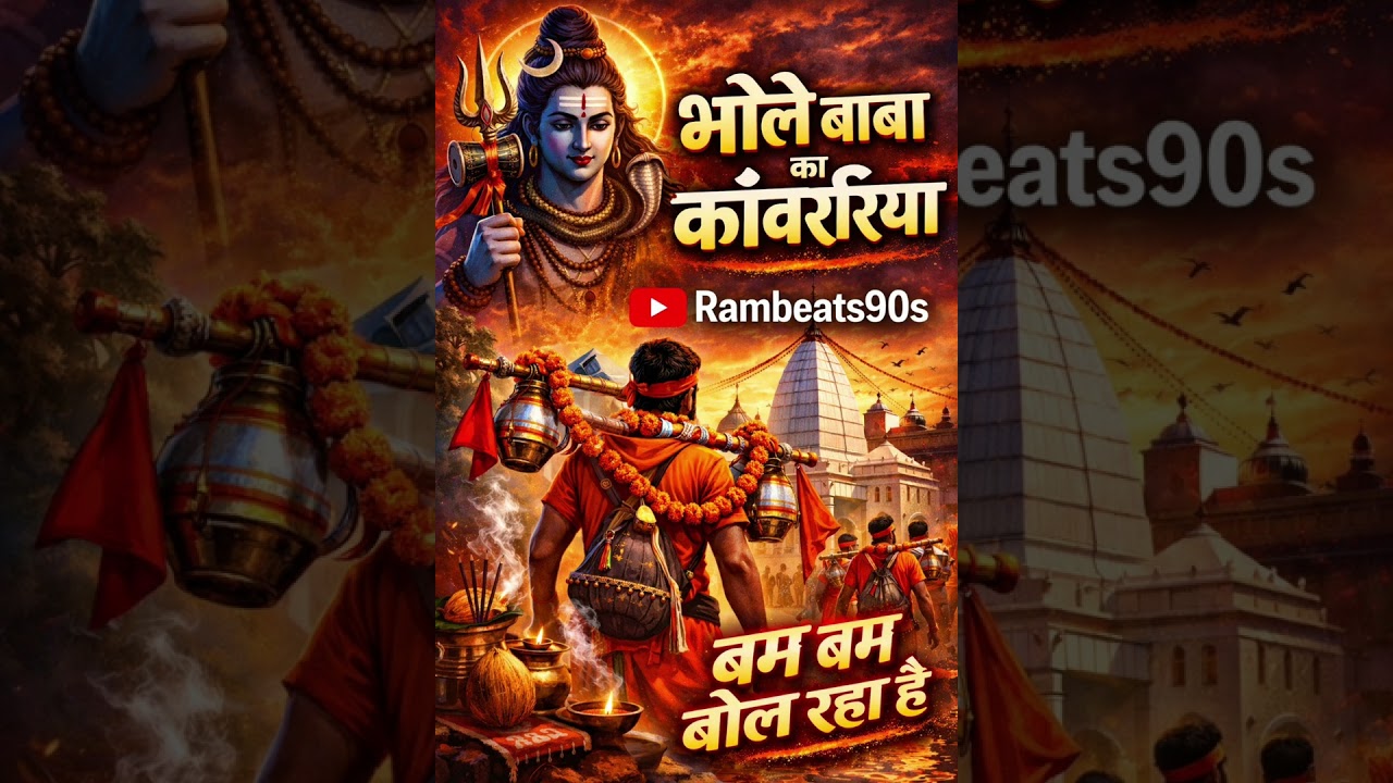 #बम बम भोले#कावर लेके चले भोले के भगत#2026 ka new trending song #हर हर महादेव 🚩🙏