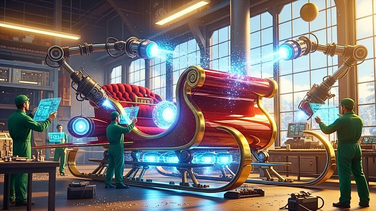 Inside Santa’s Sleigh Factory: How the World’s Most Advanced Christmas Vehicle Is Made Full Process