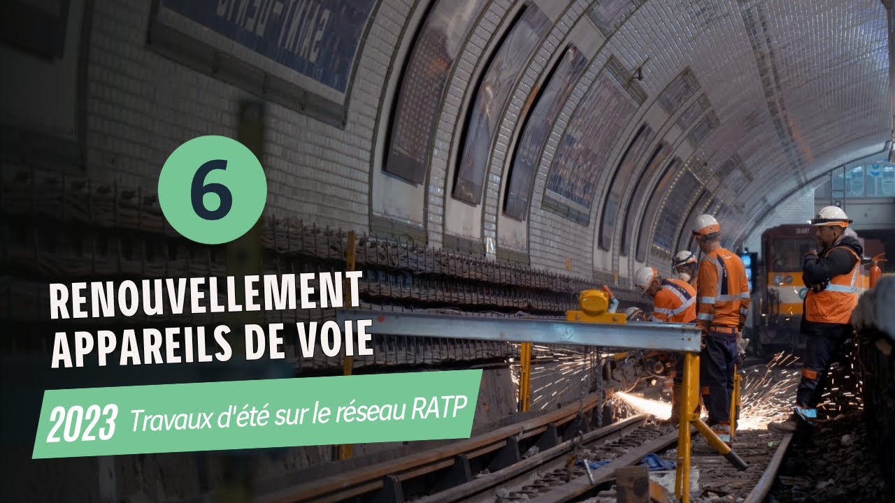 Ligne 6 - Travaux d'été sur le réseau RATP