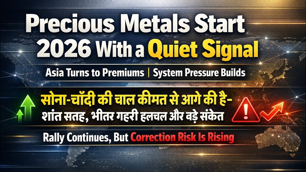 Gold–Silver Rally के बीच Correction का सच | CME Margin Move, Global Power Game और 2026 Signal