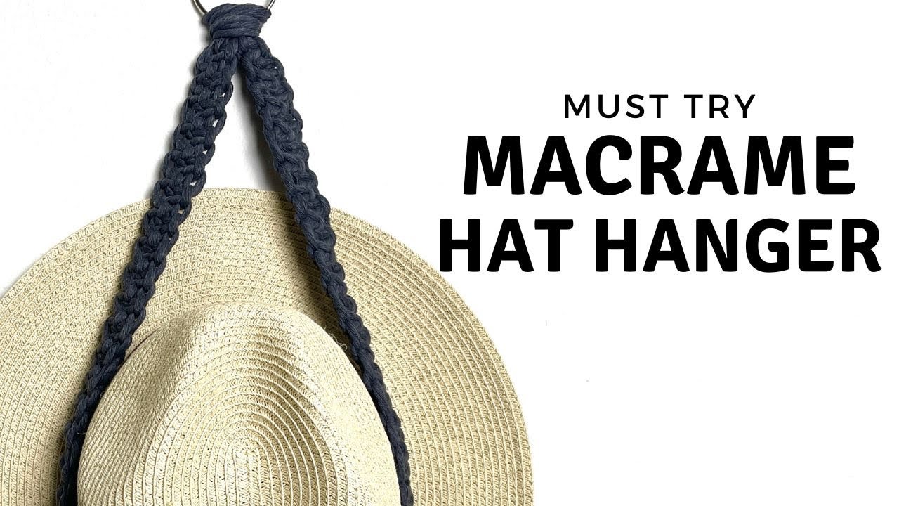 How to Macrame a Hat Hanger Tutorial
