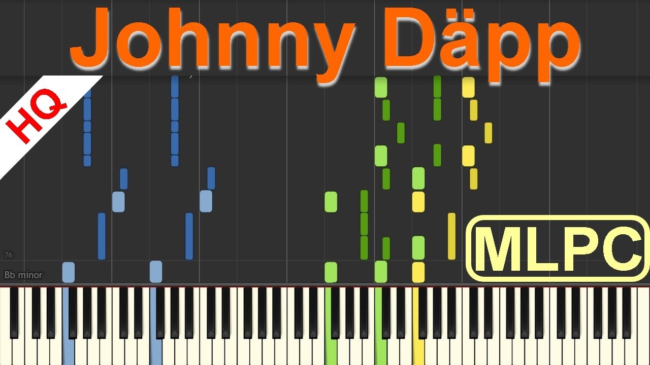 Lorenz Büffel - Johnny Däpp I Piano Tutorial & Sheets by MLPC