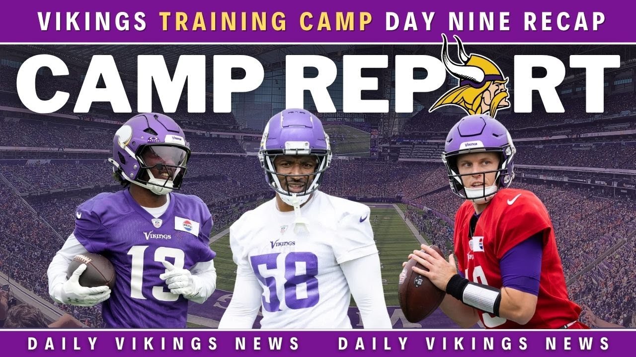 Vikings Training Camp: Day 9 Recap | Offense Shows UP, JJ McCarthy Has Great Day, Players Get Chippy