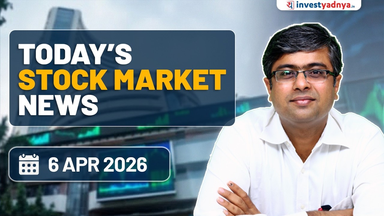 Daily Stock Market News (6th April 2026) | Parimal Ade