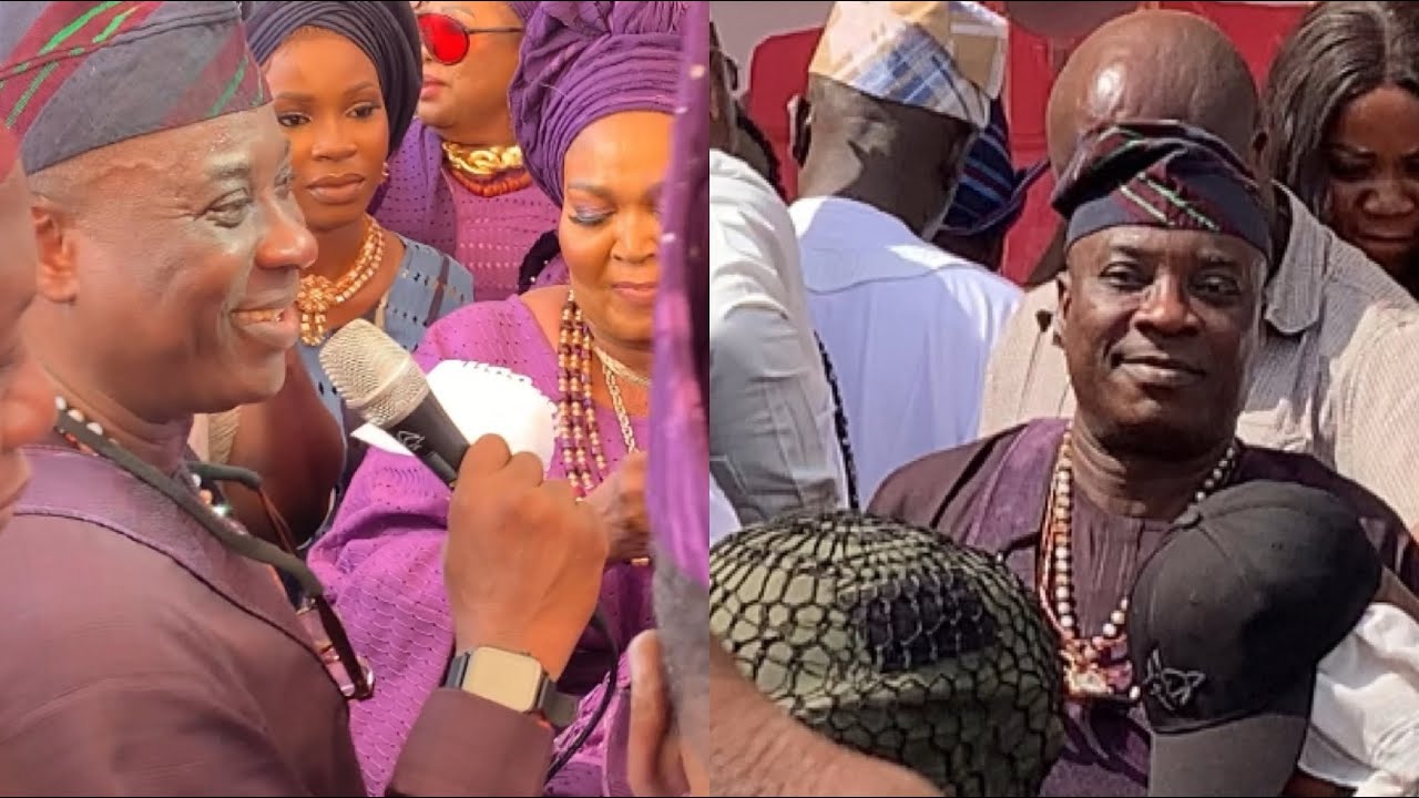 ARRIVAL OF K1 DE ULTIMATE AT NEW KING OF OYO & HOW HE PERFORM LIVE ON STAGE TO KING FAMILY & WIFE