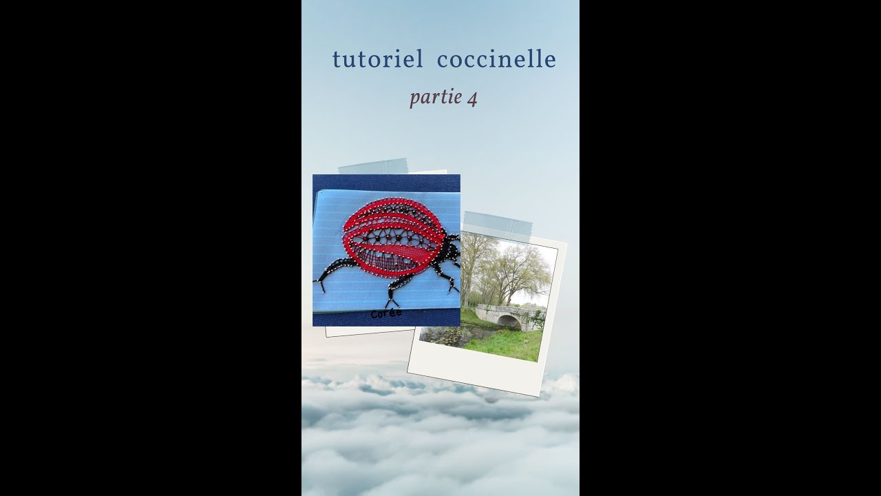 COCCINELLE PARTIE 4 TUTORIEL DENTELLE AUX FUSEAUX