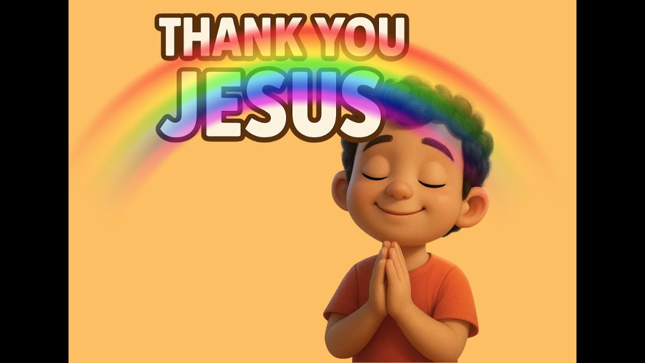 Thank You Jesus Song for Kids | Bible Song of Gratitude (Flowers, Birds, Family & Friends)