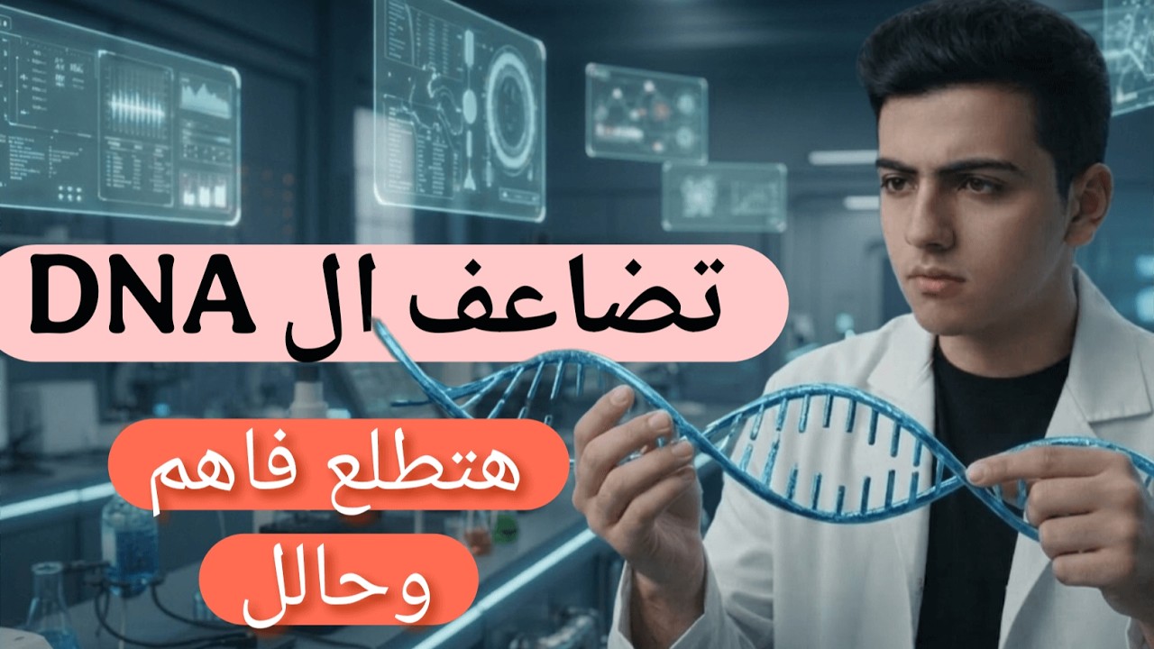 تضاعف الـ DNA في شوال| أسهل شرح ممكن تسمعه في حياتك🧬 | تالته ثانوي 2026