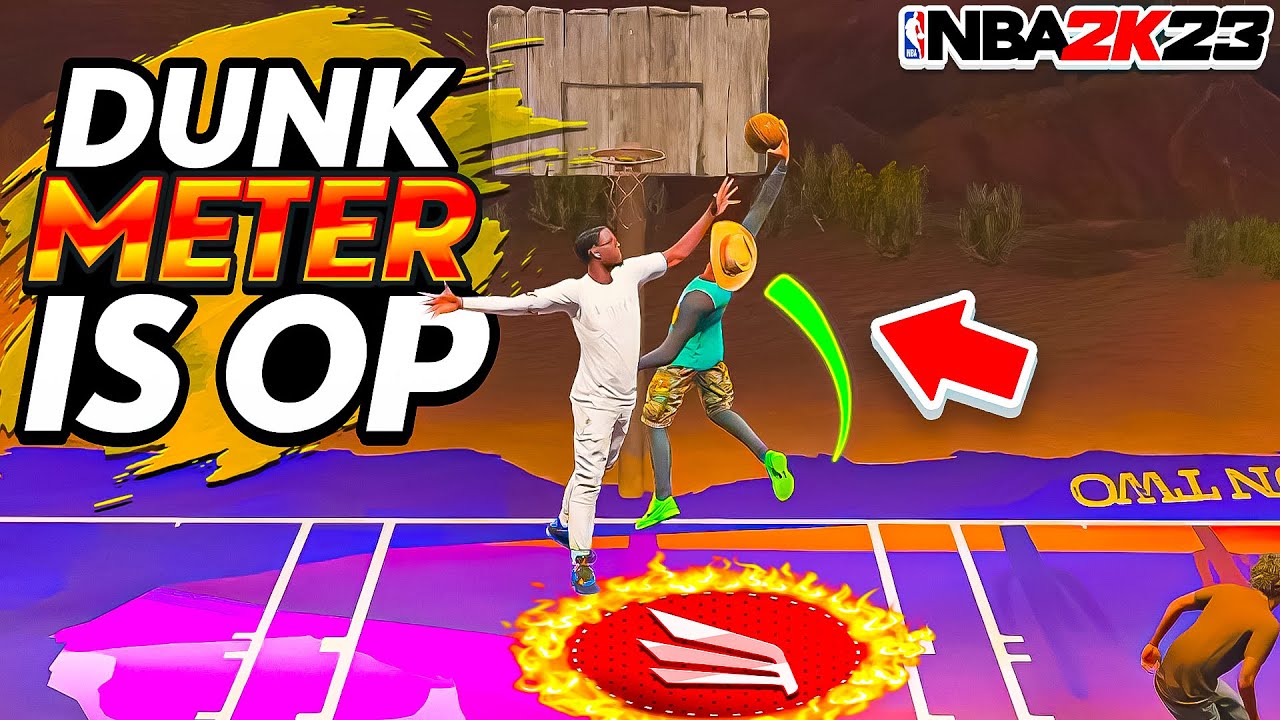Contact Dunks With Dunk Meter + 99 Driving Dunk Is Unfair! NBA 2K23 Season 2 Park