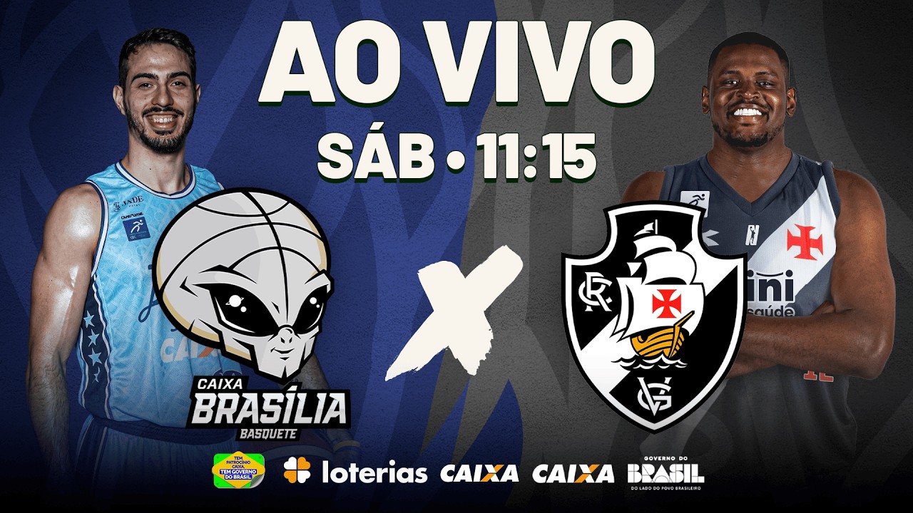 Caixa/Brasília x Vasco da Gama | NBB CAIXA 2025/26 | AO VIVO | 07/02/2026 | 11h15