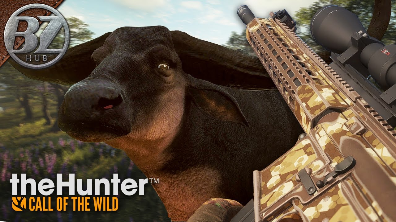 The NEW Zarza .308 AR-10 vs. Water Buffalo! | theHunter: Call of the Wild
