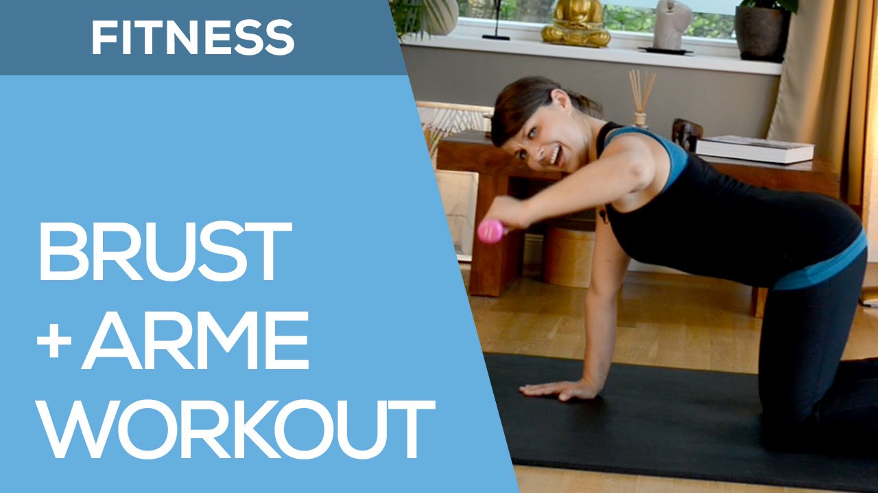 20 min. Oberkörper Training - Fitness Übungen für Brust und Arme (Anfänger) - Fit mit Anna - HD