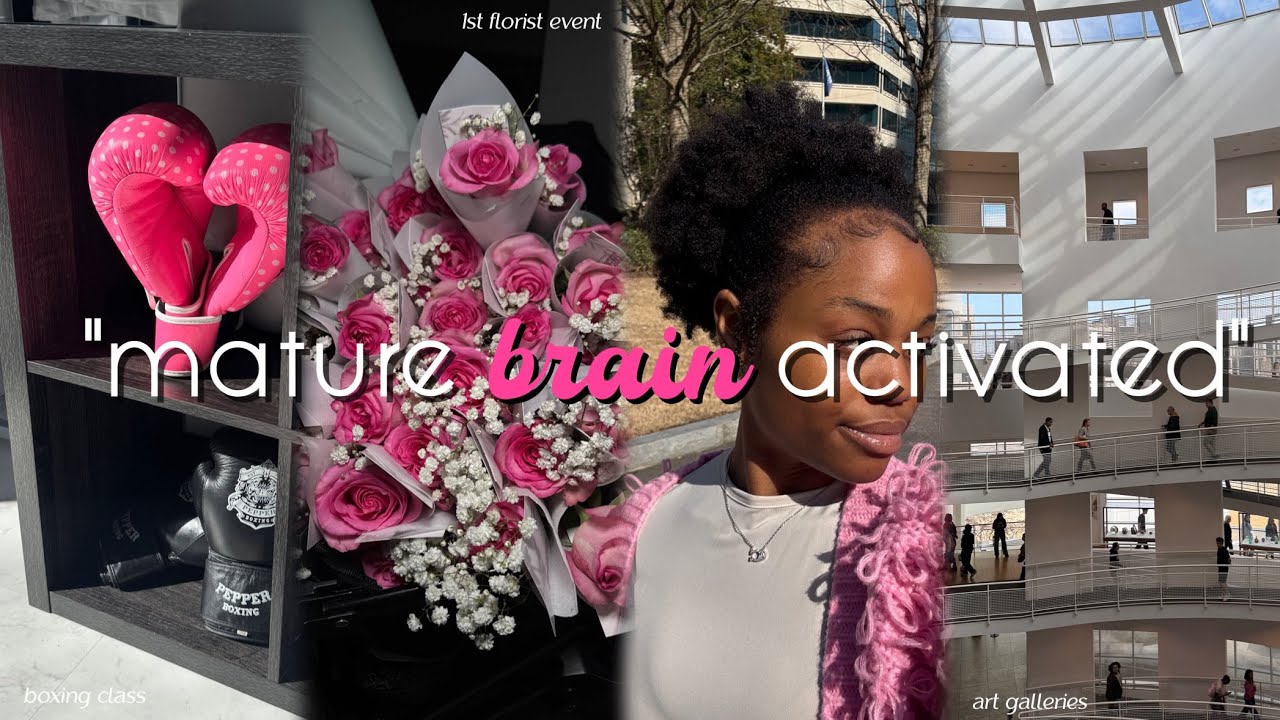 VLOG | trying new hobbies, museum dates, & being a florist in ATL