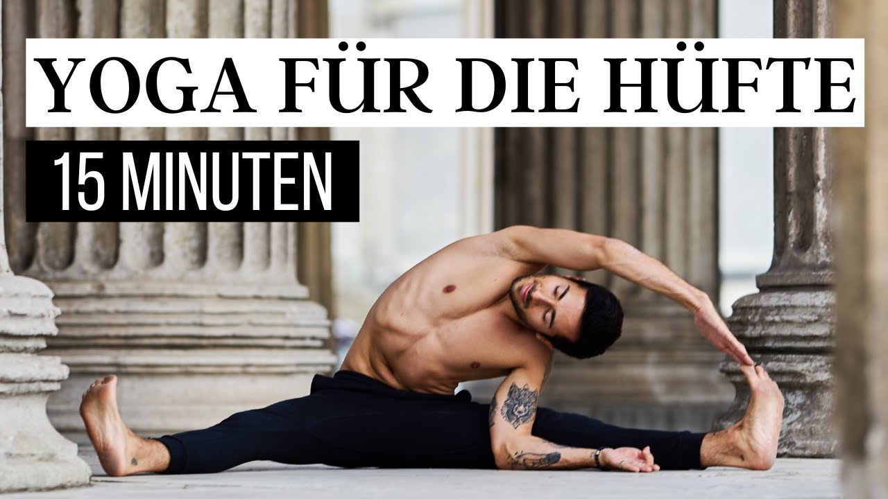 Langsames Dehnen am Morgen I Yoga f&uuml;r Anf&auml;nger 15 Minuten H&uuml;fte