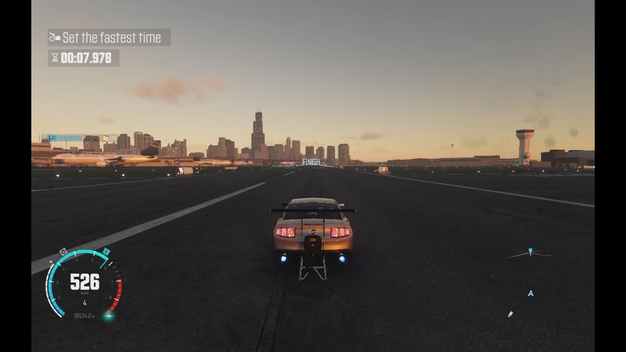 The Crew Wild Run - Chicago Airport Drag Trial with all cars at level 1299