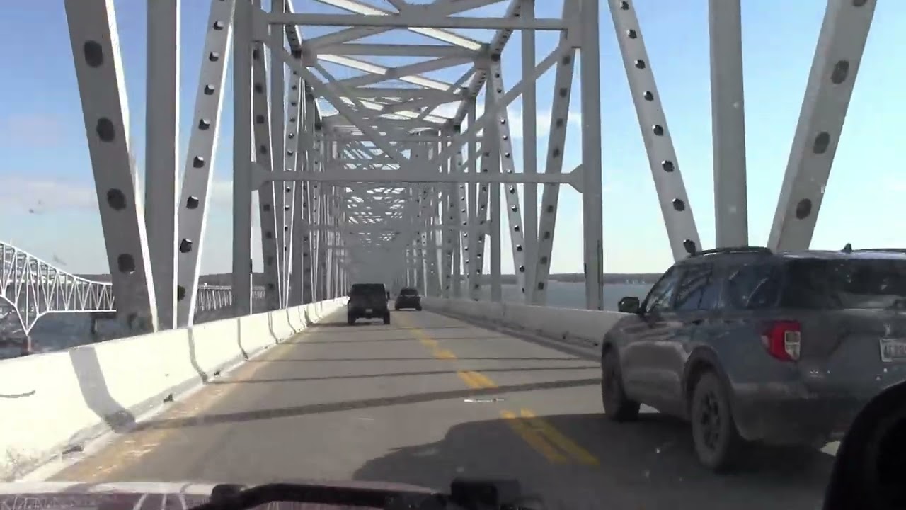 Last video of 2025! Crossing the Chesapeake Bay Bridge in Maryland 