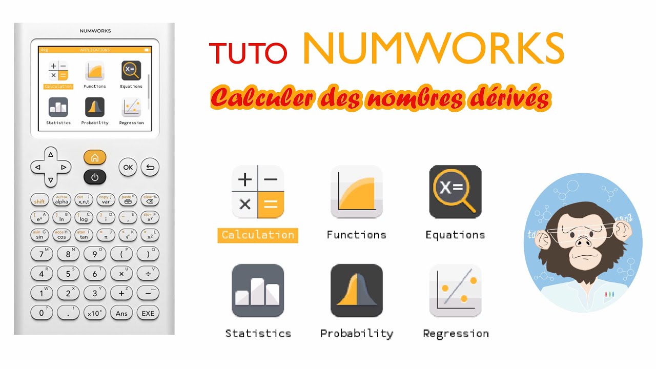Calculer des nombres dérivés - Tuto NUMWORKS