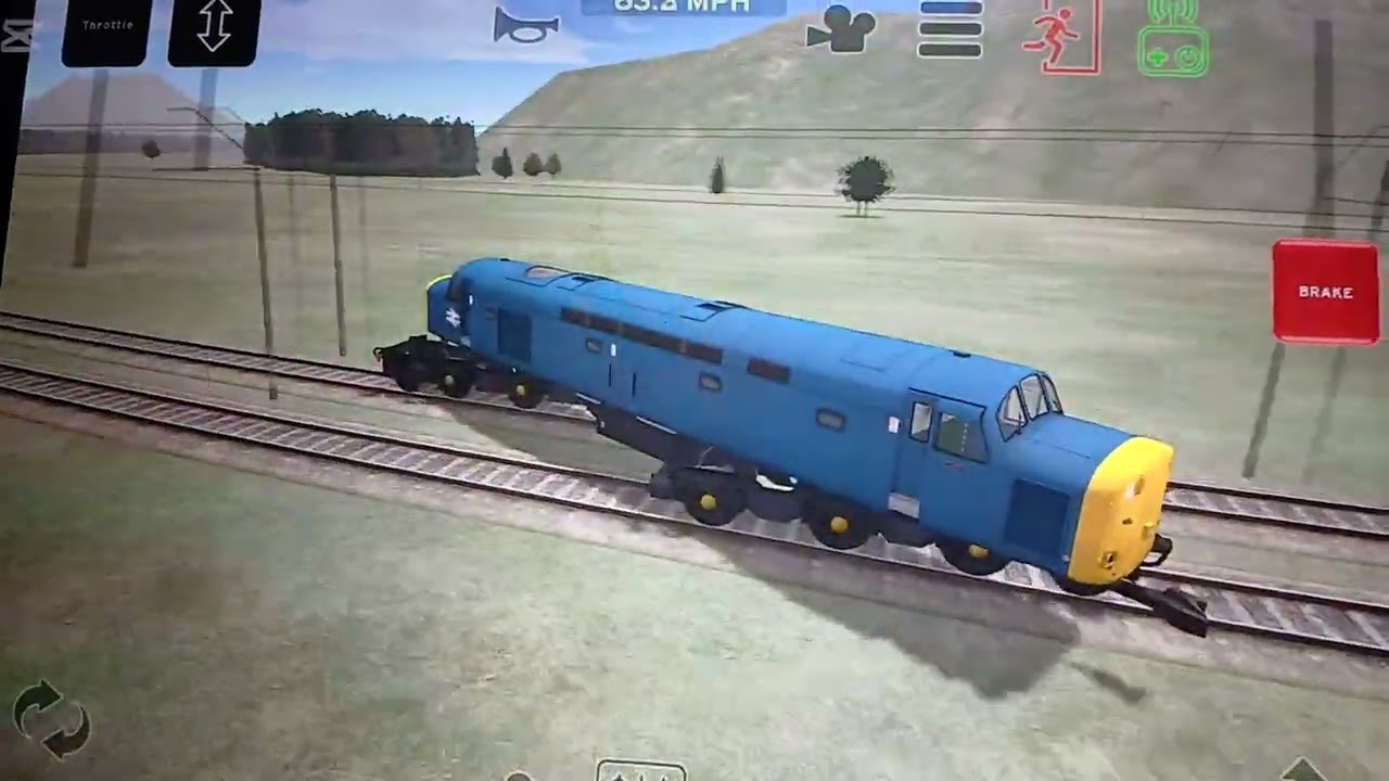 Making Brewster Drifting in Train and Rail Yard Simulator in the passenger Map 2 #british #uk 