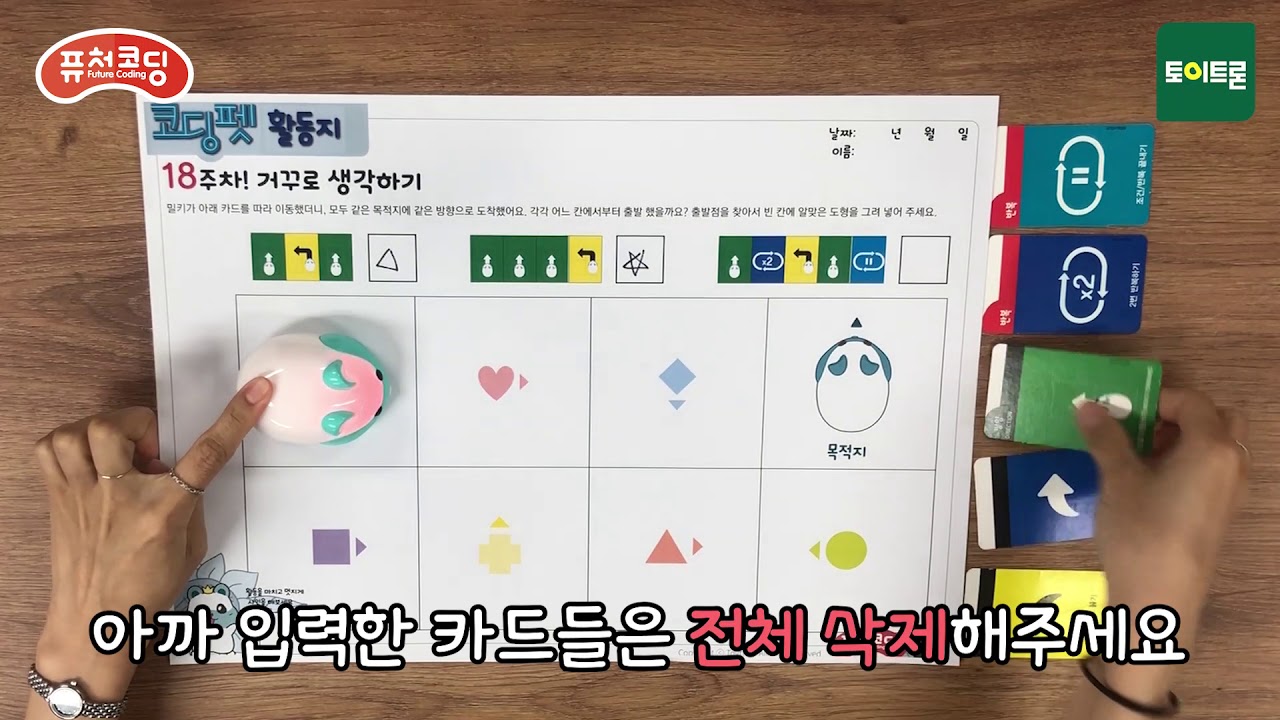 [퓨처코딩]코딩펫 ⭐18주차 활동지 영상⭐