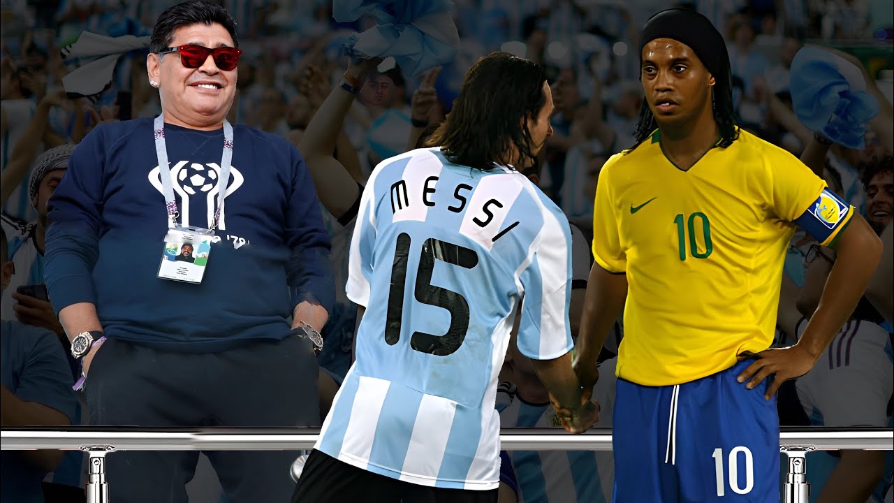 Maradona will never forget Messi & Ronaldinho's performance in this match