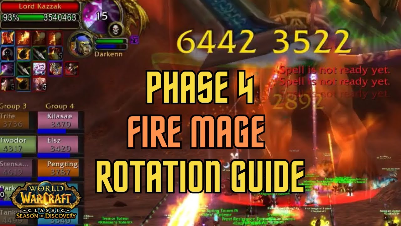 How to PUMP as Fire Mage in Phase 4 | Best Talents, Runes & Rotation | WoW SoD Phase 4 Guide