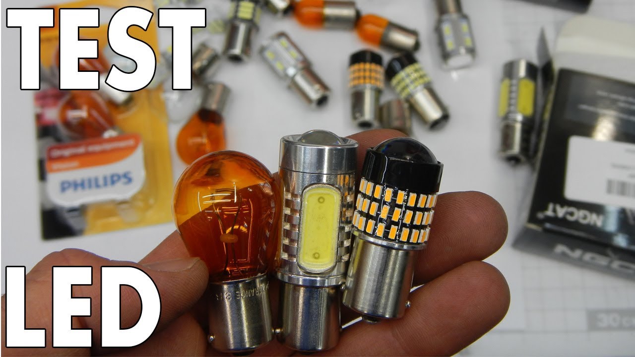 TEST LUCI A LED AUTO POSTERIORI FRECCE STOP POSIZIONE