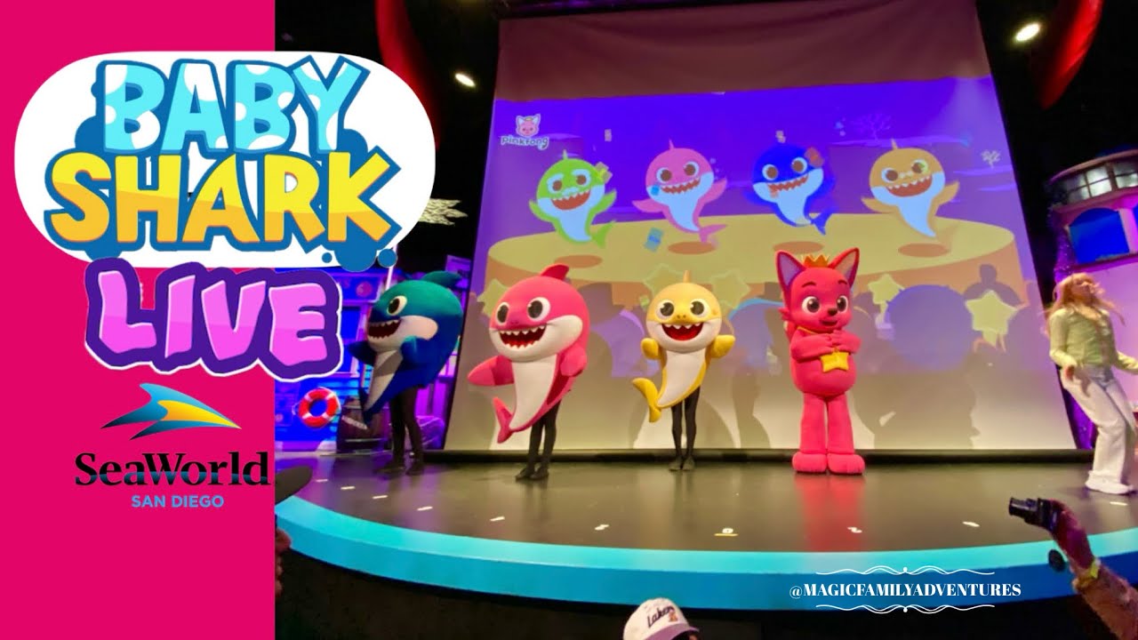 🎉[4K] NEW! Baby Shark & Pinkfong’s Fintastic Adventure at SeaWorld San Diego🦈