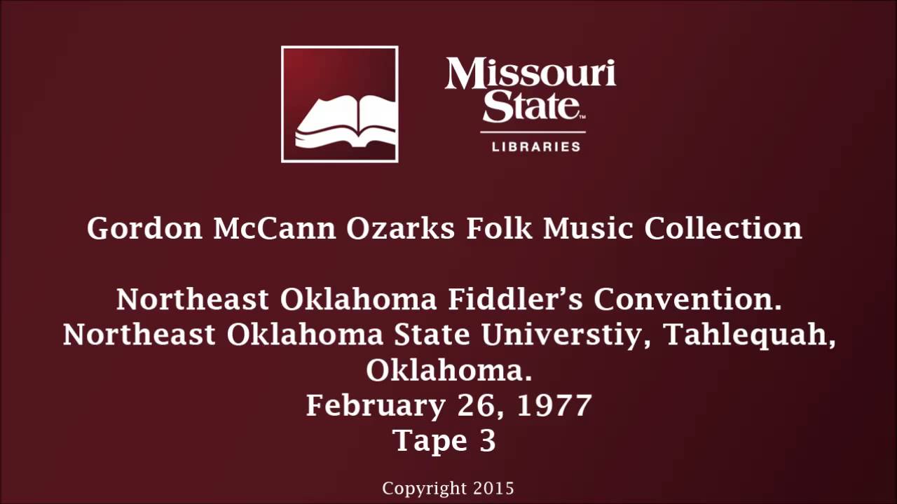 McCann: Northeast Oklahoma Fiddler's Convention, February 26, 1977 - 3