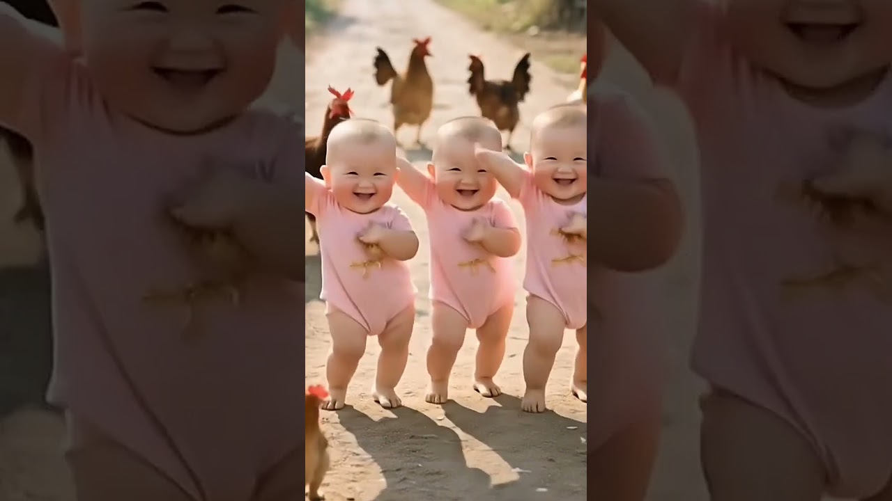 Baby Chicken Dance 🐔😂#babydance #funnyanimals #chicken #funnyvideo #viralshorts #241 #cutebaby #cute
