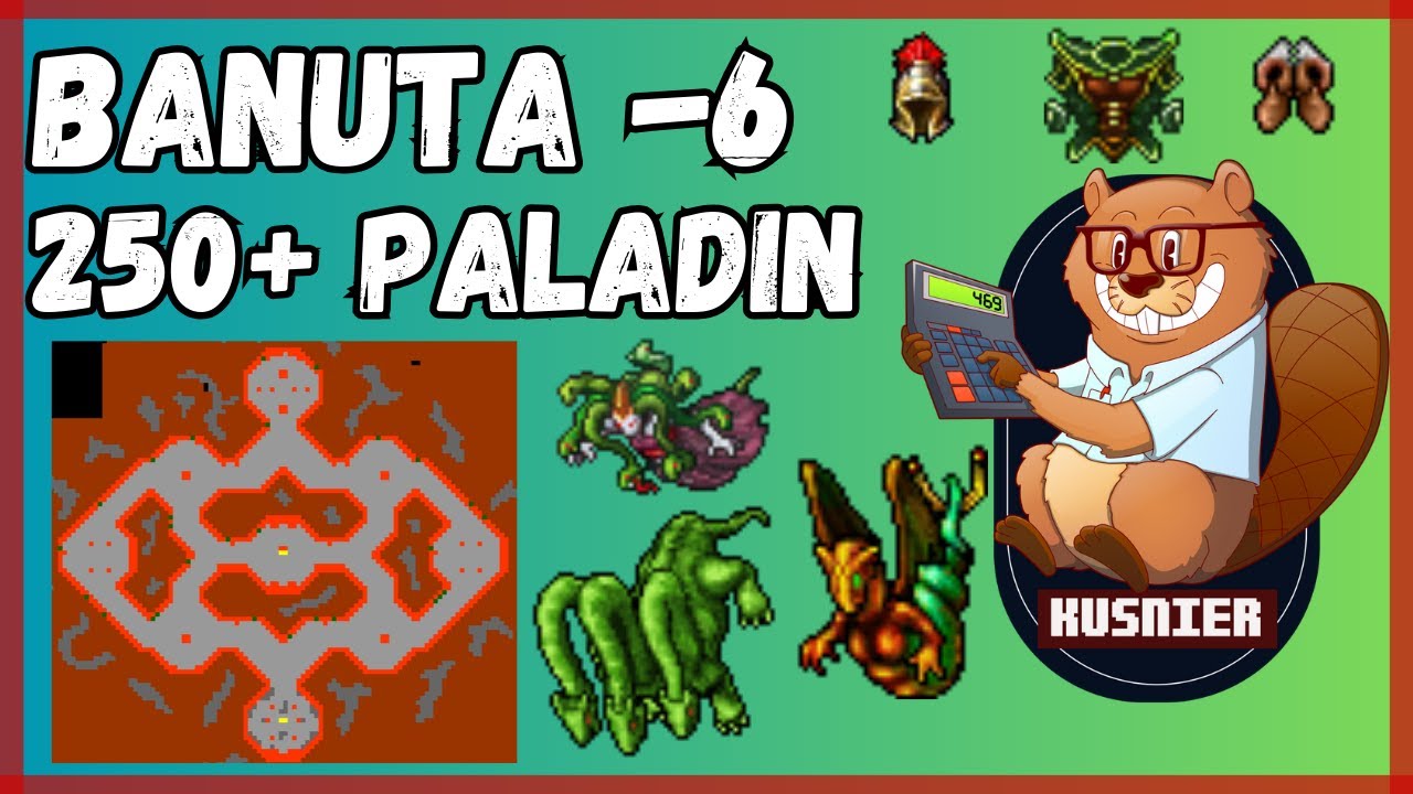 Deeper Banuta -6 | 250+ Paladin | Tibia