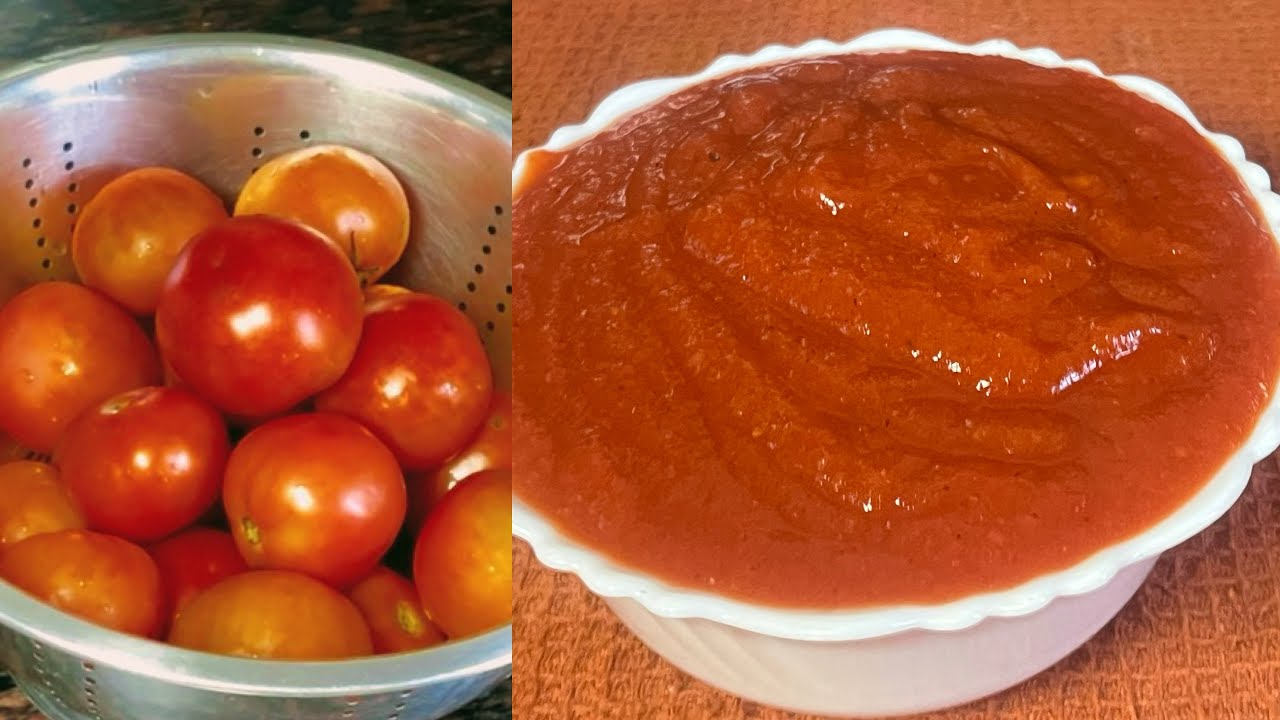घर पर बनाएं टेस्टी टोमैटो सॉस | HomemadeTomato Sauce Recipe | Easy & HealthyTomato Ketchup 