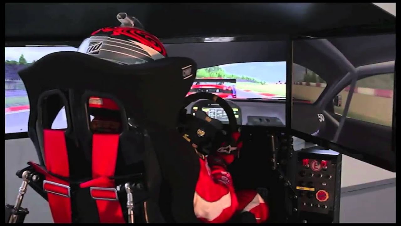 Toni Vilander testing Foracer motion simulator