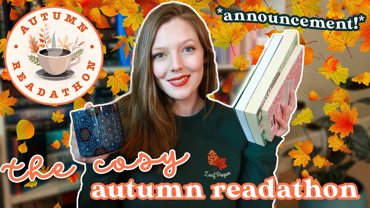 THE COSY AUTUMN READATHON  🍂🎃 // readathon announcement, prompts + giveaways! #cosyautumnreadathon