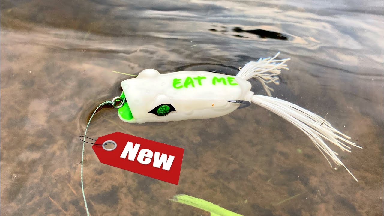 Fishing With The BRAND NEW Googan Squad Poppin Frog (Near Death Experience)
