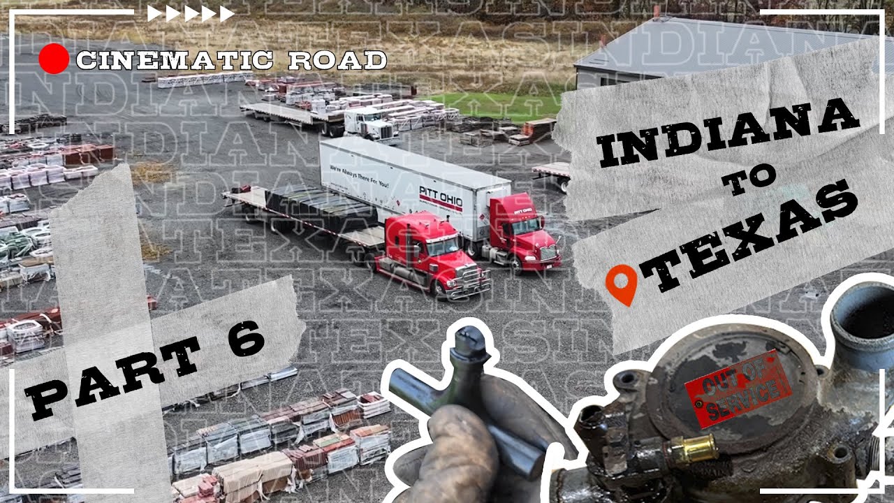 Снесли ворота на деливери | Indiana - Texas | Ремонт трака