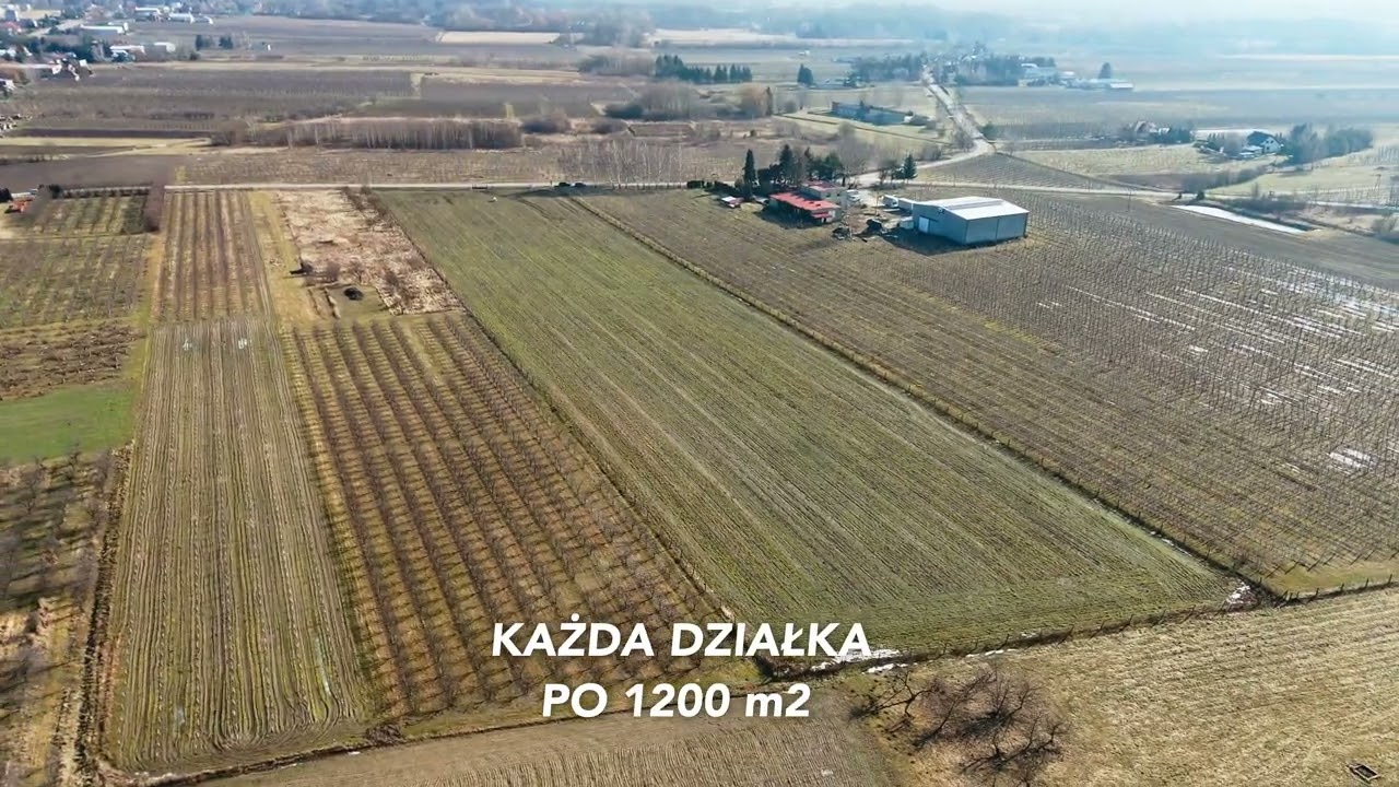 Na sprzedaż 10 działek budowlanych z uzyskanymi WZ, #Warpęsy, pod #Grójcem