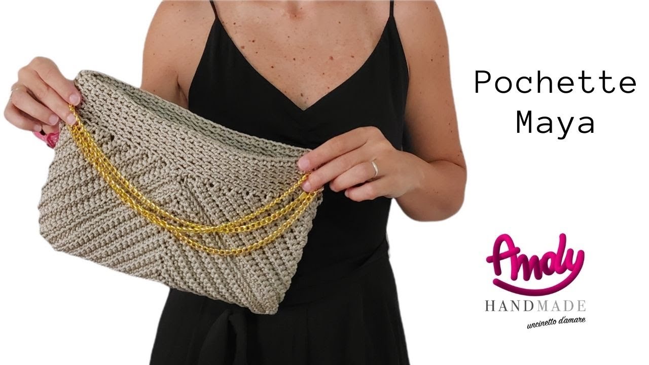 Tutorial Pochette Maya uncinetto facile
