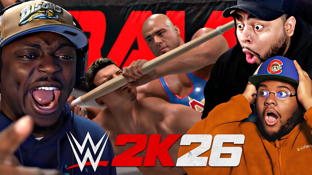 Трей играет в WWE 2K26 с @3MGTV @Raunchyy и выходит из игры в ярости.