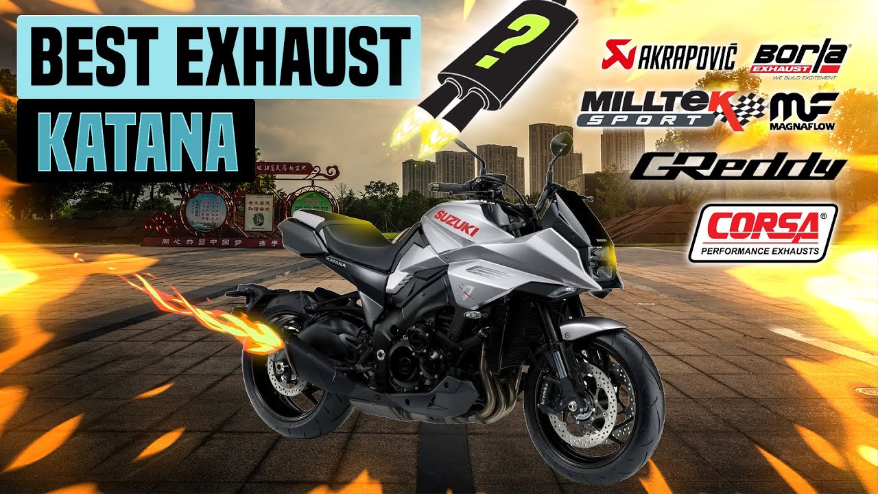Suzuki Katana Exhaust Sound 🔥 Review,Modification,Full System,Stock,Akrapovic,M4,Scorpion,Delkevic+
