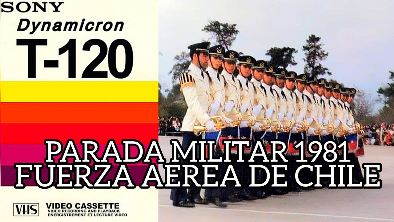 Parada Militar 1981: Fuerza Aérea de Chile (FACH)