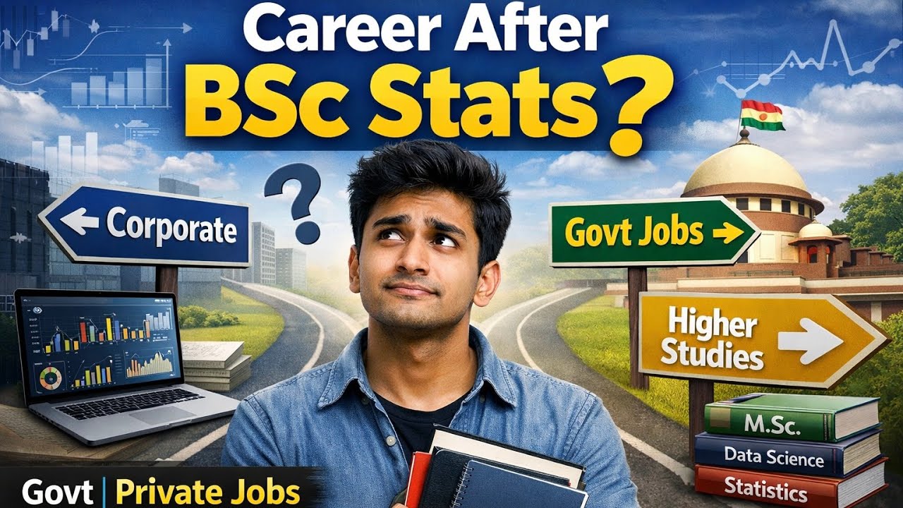 What to do after BSc Statistics | Career Options | Jobs |