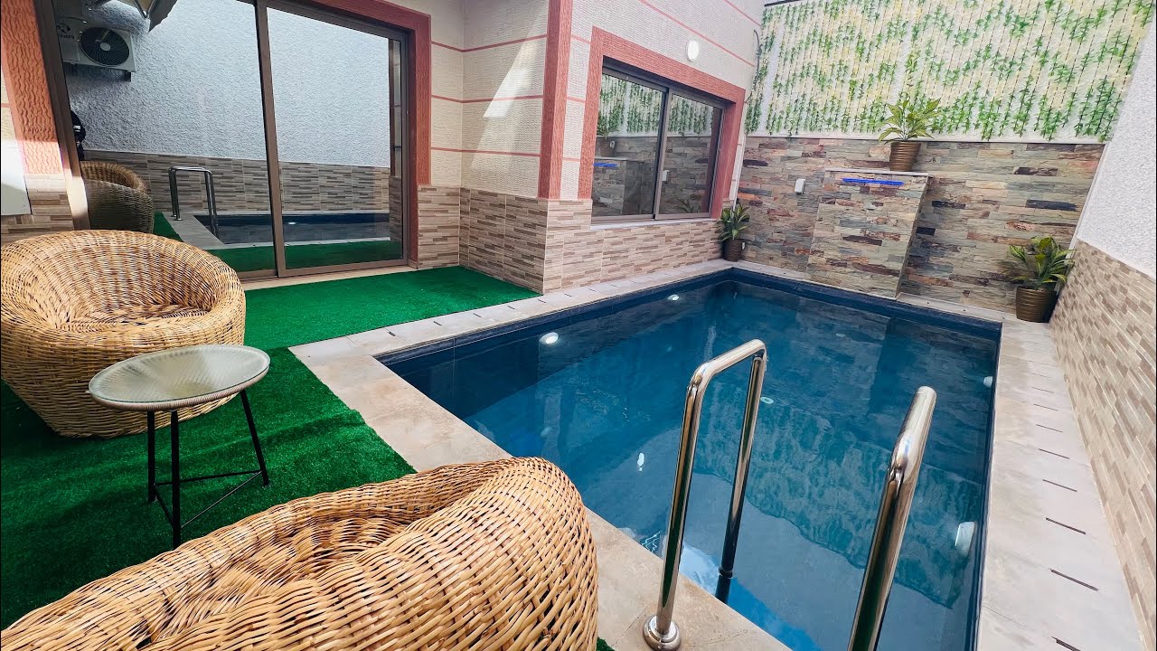 فيلا روعة مع مسبح ماشاءالله🤩😱 فينيسيو معتبرة دخول تفرج فهاد الجمال لي جبتلكم 💕0635141907✌️