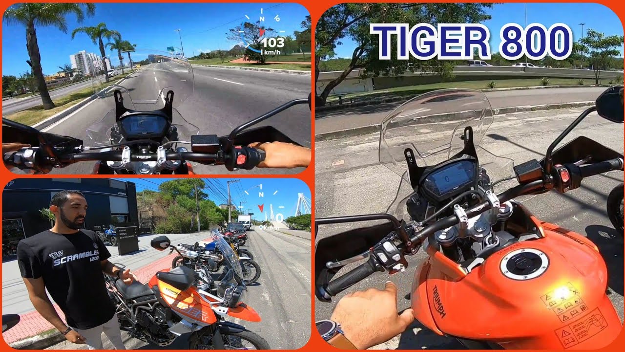 TEST RIDE TRIUMPH TIGER 800 - ME APAIXONEI PELA MOTO/É MELHOR QUE A F800GS?