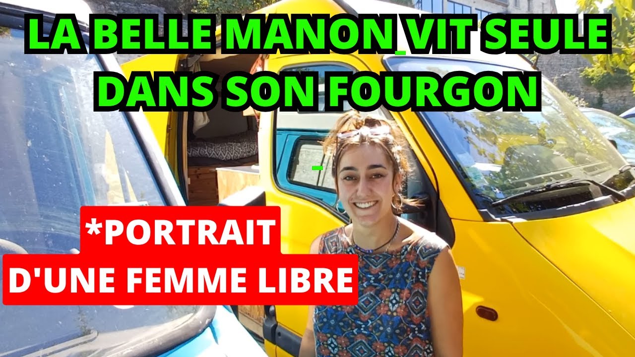 SHE LIVES ALONE in her CONVERTED VAN - VAN PRESENTATION - WOMEN BEHIND THE WHEEL SERIES - #VANLIFE